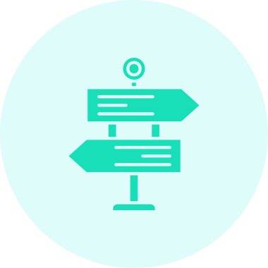 Ok. Web simgesi basit illüstrasyon