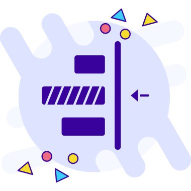 Resim simgesi, vektör illüstrasyonu