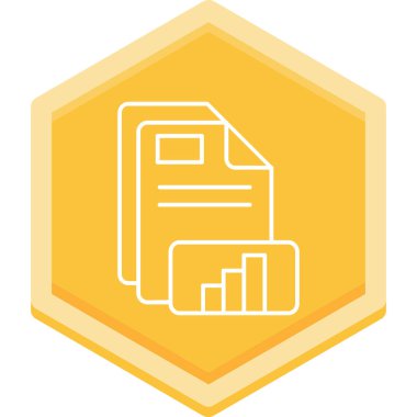 Veri Dosyası simgesi, vektör illüstrasyonu