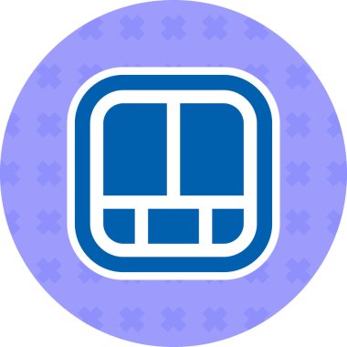 Tek bir simgenin vektör illüstrasyonu