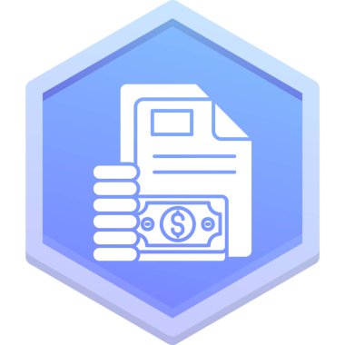 Banka kartı simgesi ana hat biçiminde