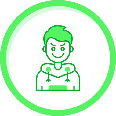 avatar. Web simgesi basit illüstrasyon