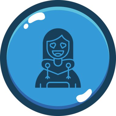 Bir Cadılar Bayramı simgesinin vektör illüstrasyonu