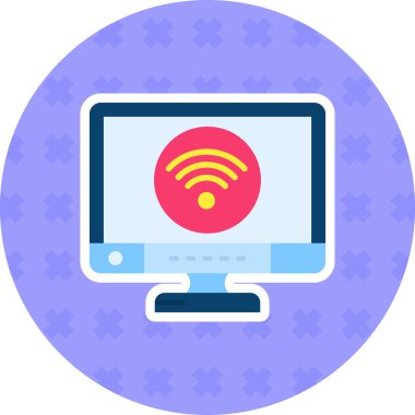 wifi simgesi vektör illüstrasyonu