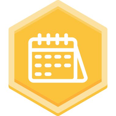 Takvim. Web simgesi basit illüstrasyon