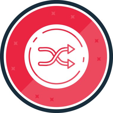 ok simgesinin vektör illüstrasyonu