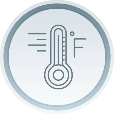 sıcaklık simgesi vektör illüstrasyonu