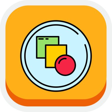 Seo simgesinin vektör illüstrasyonu