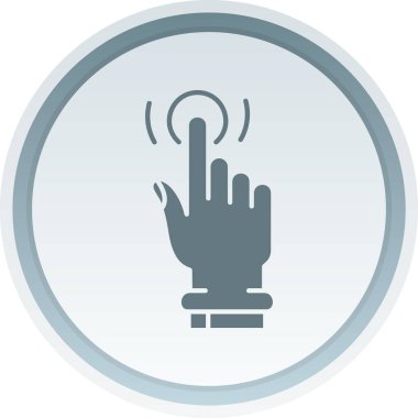 parmak dokunun simgesi