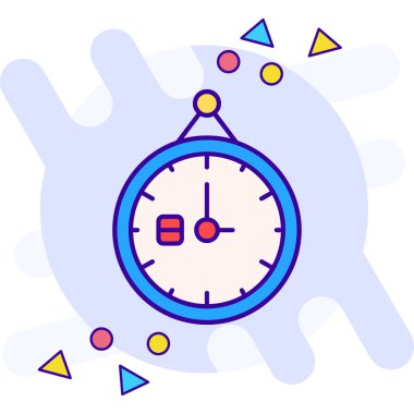 Saat saat saat simgesi - taslak biçimi