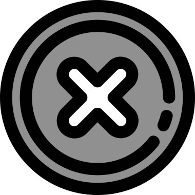 Dolu olarak silme simgesi yok - taslak biçimi