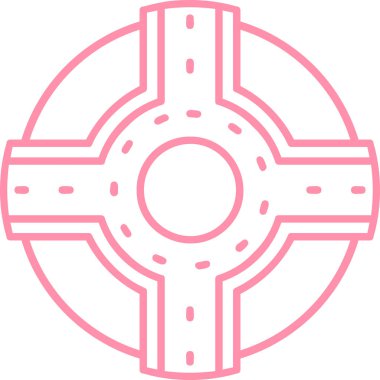 Çapraz simge, vektör çizimi