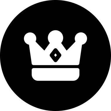 kral taç simge vektör çizim