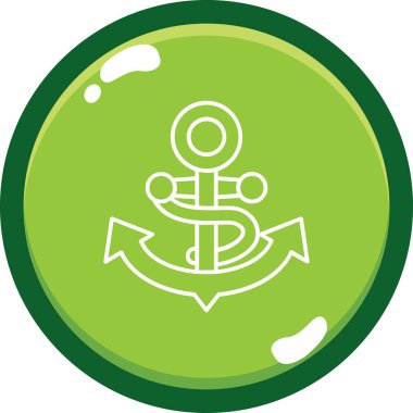 çapa simgesi vektör illüstrasyonu