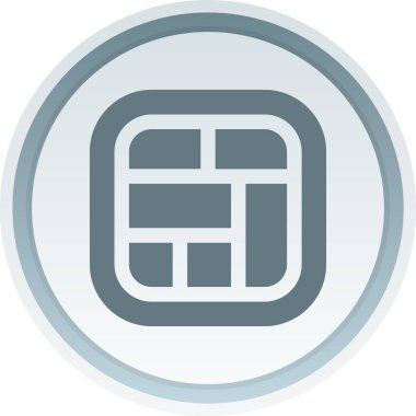 Cüzdan simgesi, vektör illüstrasyonu