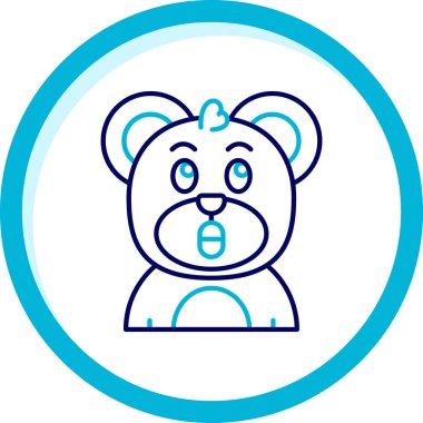 Ayı simgesi, anahat stili