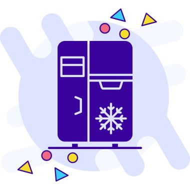 Moda Biçimli Dolap Simgesi İzole Arkaplan