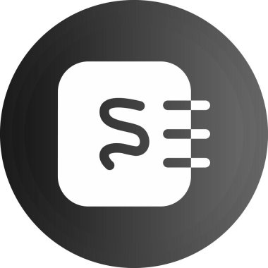 Tek simgenin vektör illüstrasyonu