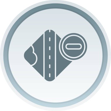 yol simgesi vektör illüstrasyonu