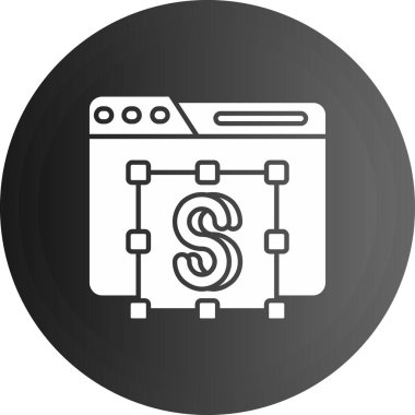 Nakit para simgesi beyaz arka planda izole edilmiş basit bir şekilde. para sembolü vektör illüstrasyonu