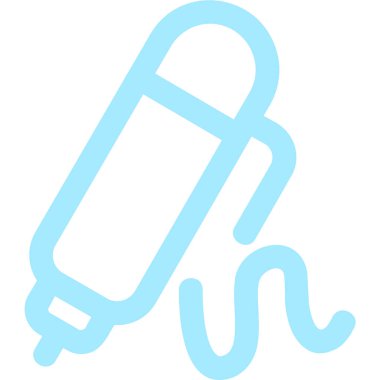 Çizgi film simgesinin vektör çizimi