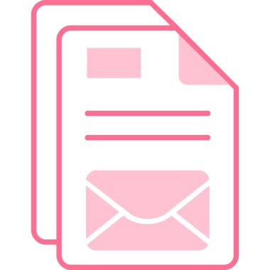 e-posta mektup simgesi ana hat biçiminde