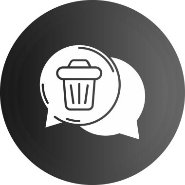 Beyaz arkaplanda gri çöp kutusu simgesi izole edildi. Çöp kutusu simgesi. Geri dönüşüm sepeti simgesi. Ofis çöpü ikonu. vektör illüstrasyonu