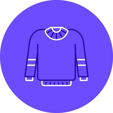 Bir ceket simgesinin vektör illüstrasyonu