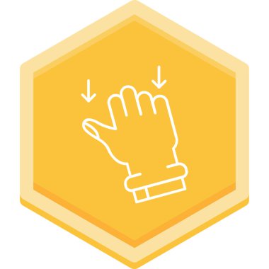 Bir simgenin vektör illüstrasyonu