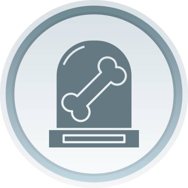 mezar simgesi vektör illüstrasyonu