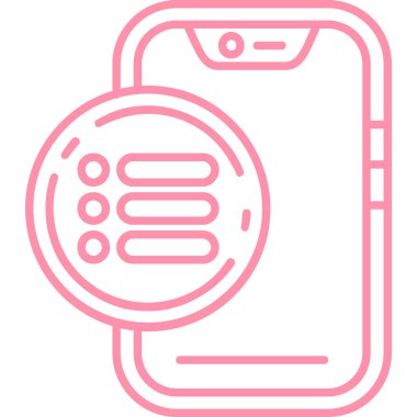 - Telefon. Web simgesi basit illüstrasyon