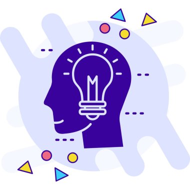 Ampul. Web simgesi basit illüstrasyon