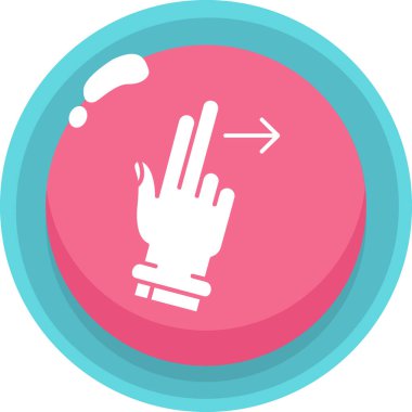 el simgesi, vektör illüstrasyonu