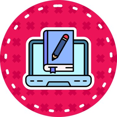 Modern bir simgenin vektör illüstrasyonu