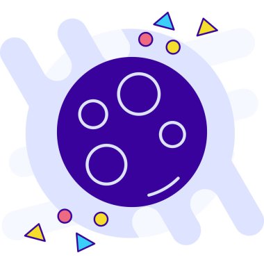 bakteri hastalığı virüsü simgesi - ana hatlar biçiminde