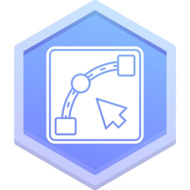 Modern simgenin vektör illüstrasyonu