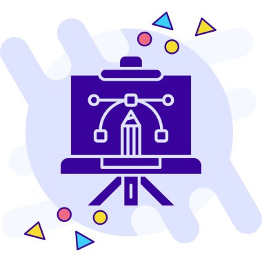 Kamera. Web simgesi basit illüstrasyon