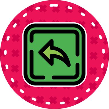 Poker çipi vektör simgesi. Web ve uygulama tasarımı için illüstrasyon tasarımı.