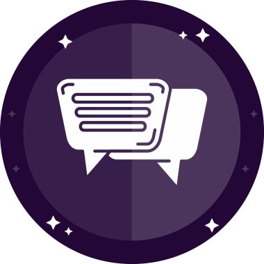 konuşma balonu ikonu vektör illüstrasyon tasarımı