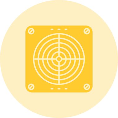 Hedef simgenin vektör illüstrasyonu