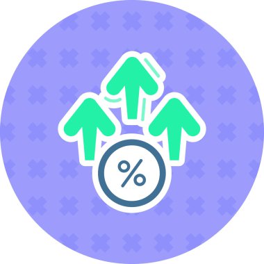 Ok. Web simgesi basit illüstrasyon