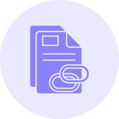 belge simgesi vektör illüstrasyonu