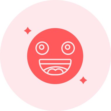 Moda stili izole edilmiş arkaplanda mutlu yüz simgesi