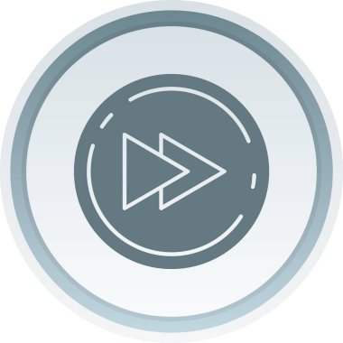 Oynayın. Web simgesi basit illüstrasyon