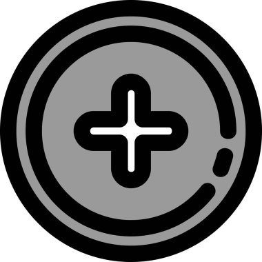 Bozuk para simgesinin vektör illüstrasyonu