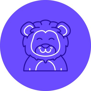 Ayı. Web simgesi basit illüstrasyon