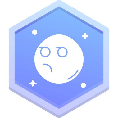 Ağlayan yıldız simgesi vektör illüstrasyonu