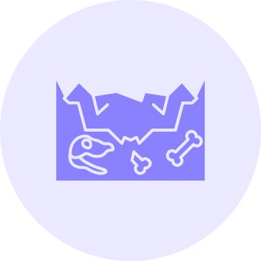 Balık simgesinin vektör illüstrasyonu