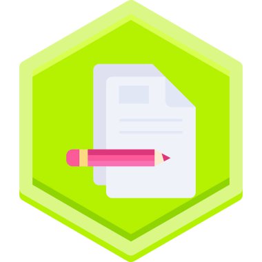 Modern eğitim ikonunun vektör illüstrasyonu