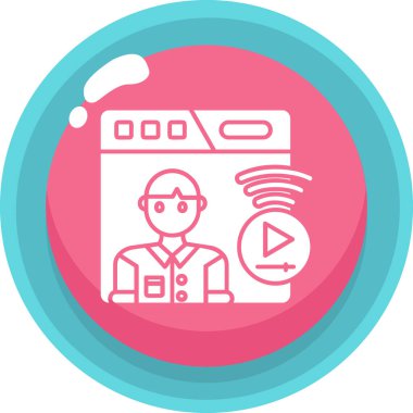 Radyo. Web simgesi basit tasarım